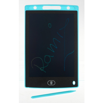 Tablet 10' do rysowania dla dzieci 3+ niebieski + Rysik + Ekran LCD + Kolorowe rysunki